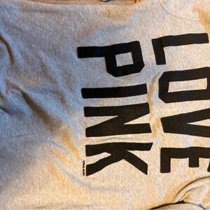 Gray LOVE PINK Sweatshirt